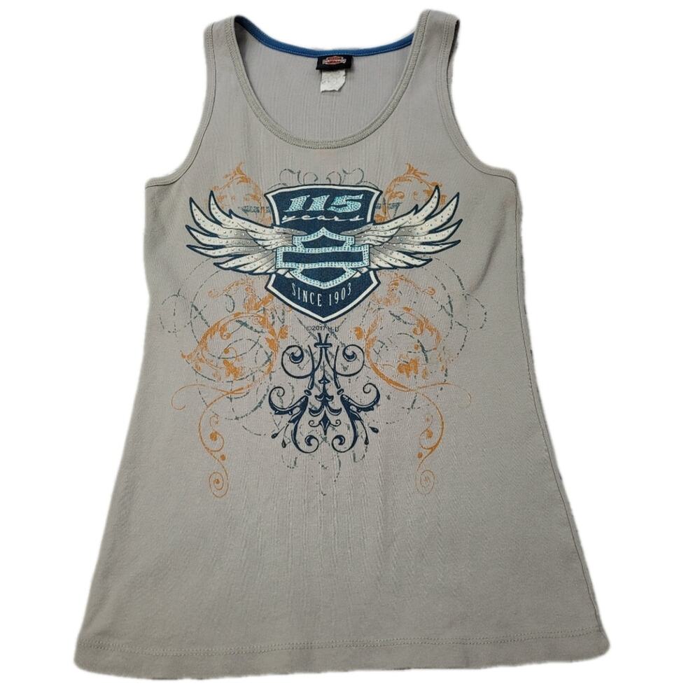 Harley Davidson 115 Year Anniversary Tank Top size Small